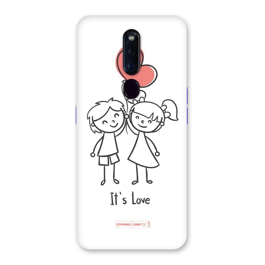 Its Love Back Case for Oppo F11 Pro