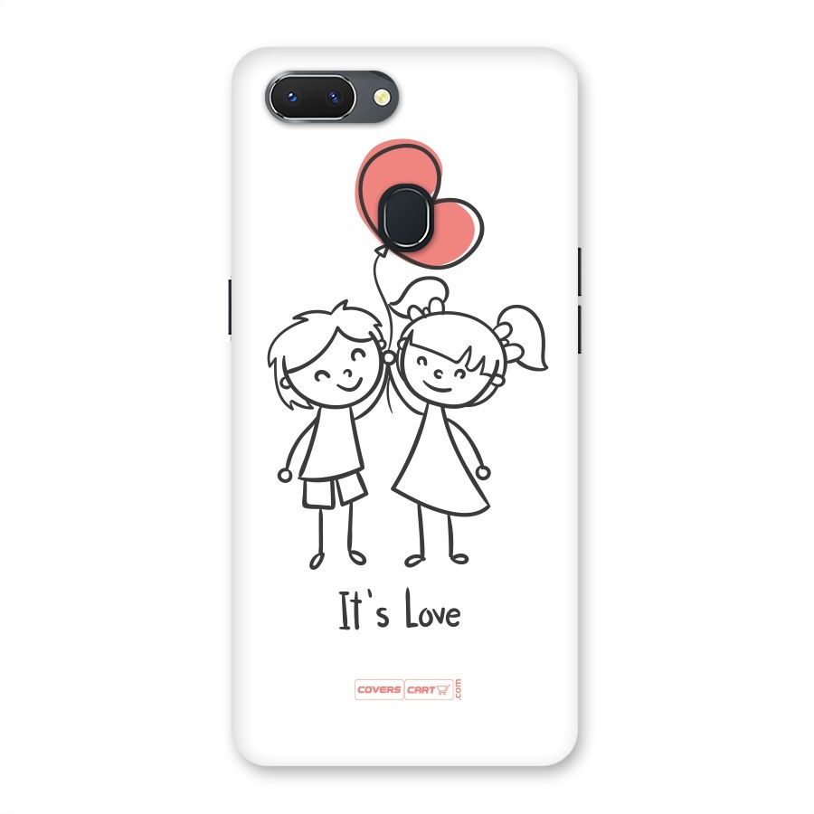 Its Love Back Case for Oppo Realme 2