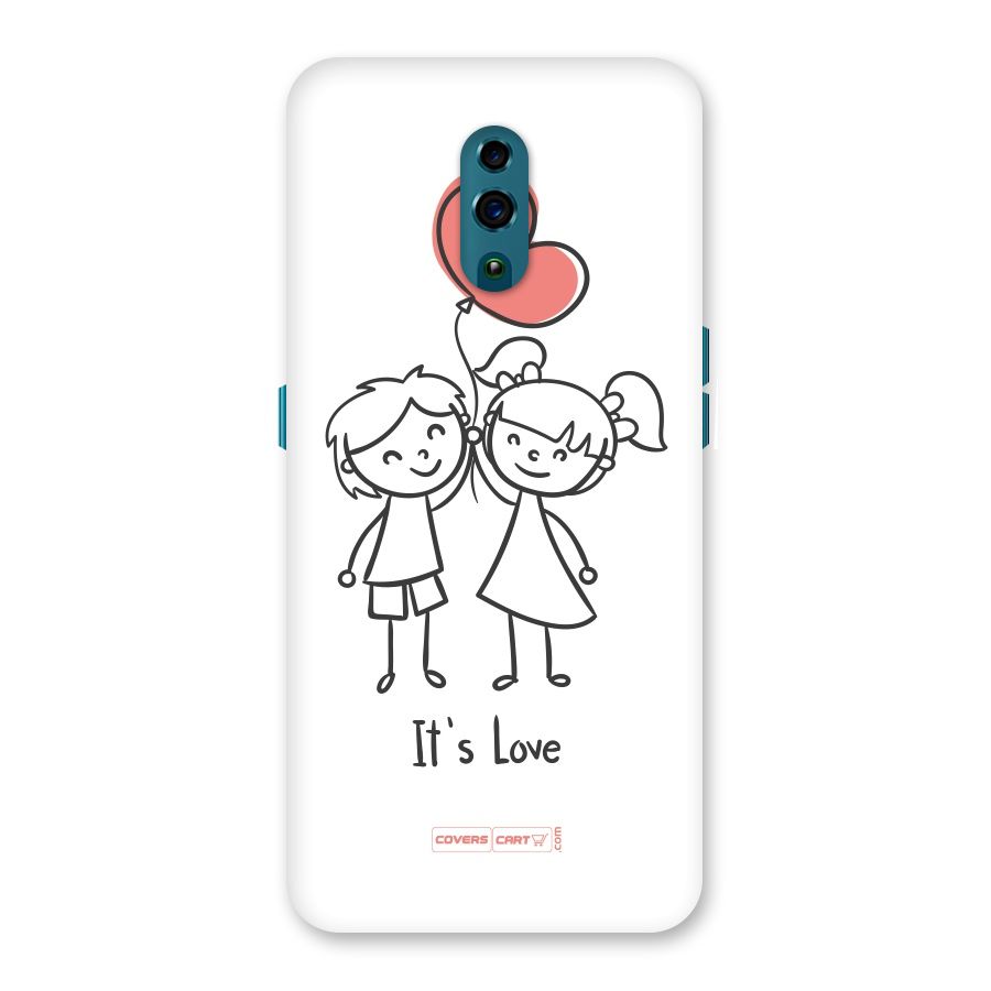 Its Love Back Case for Oppo Reno