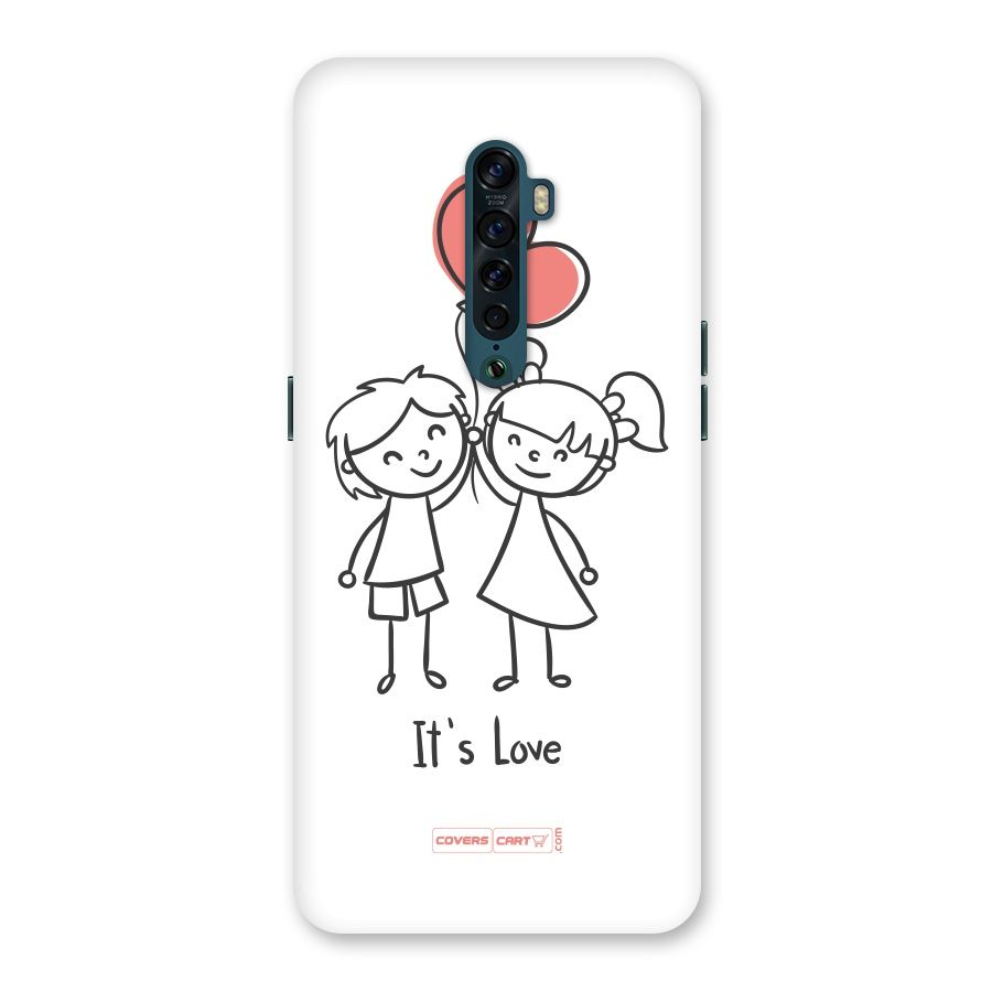 Its Love Back Case for Oppo Reno2