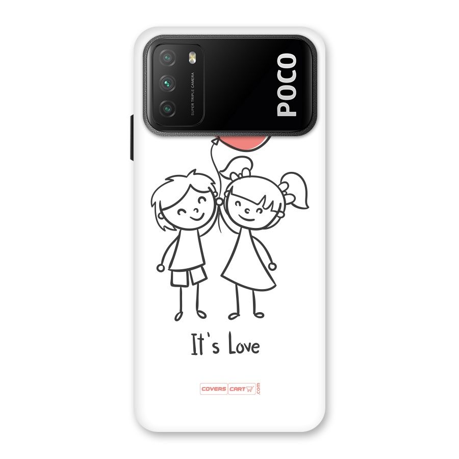Its Love Back Case for Poco M3