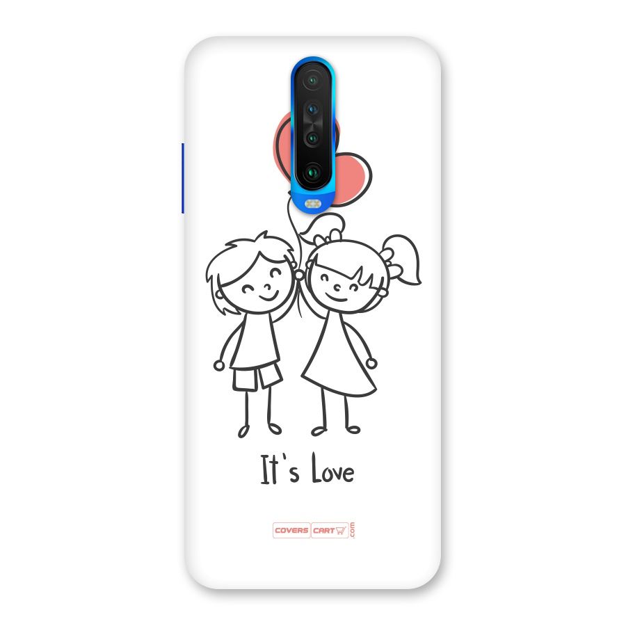 Its Love Back Case for Poco X2