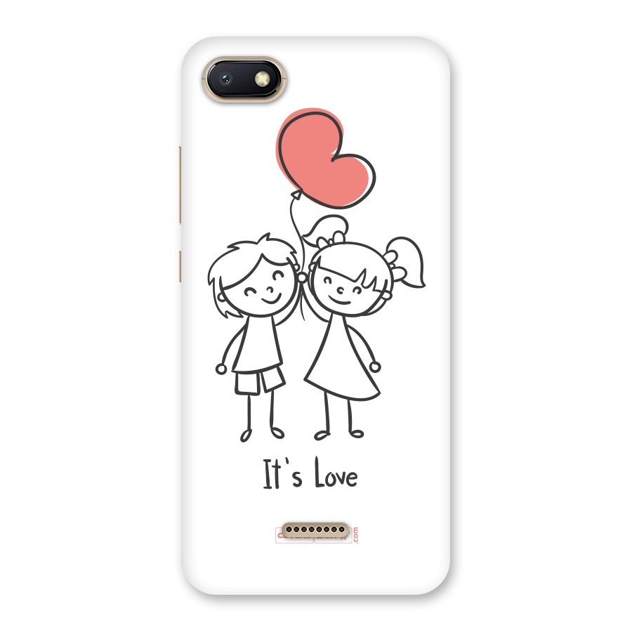 Its Love Back Case for Redmi 6A