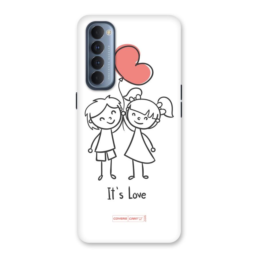 Its Love Back Case for Reno4 Pro