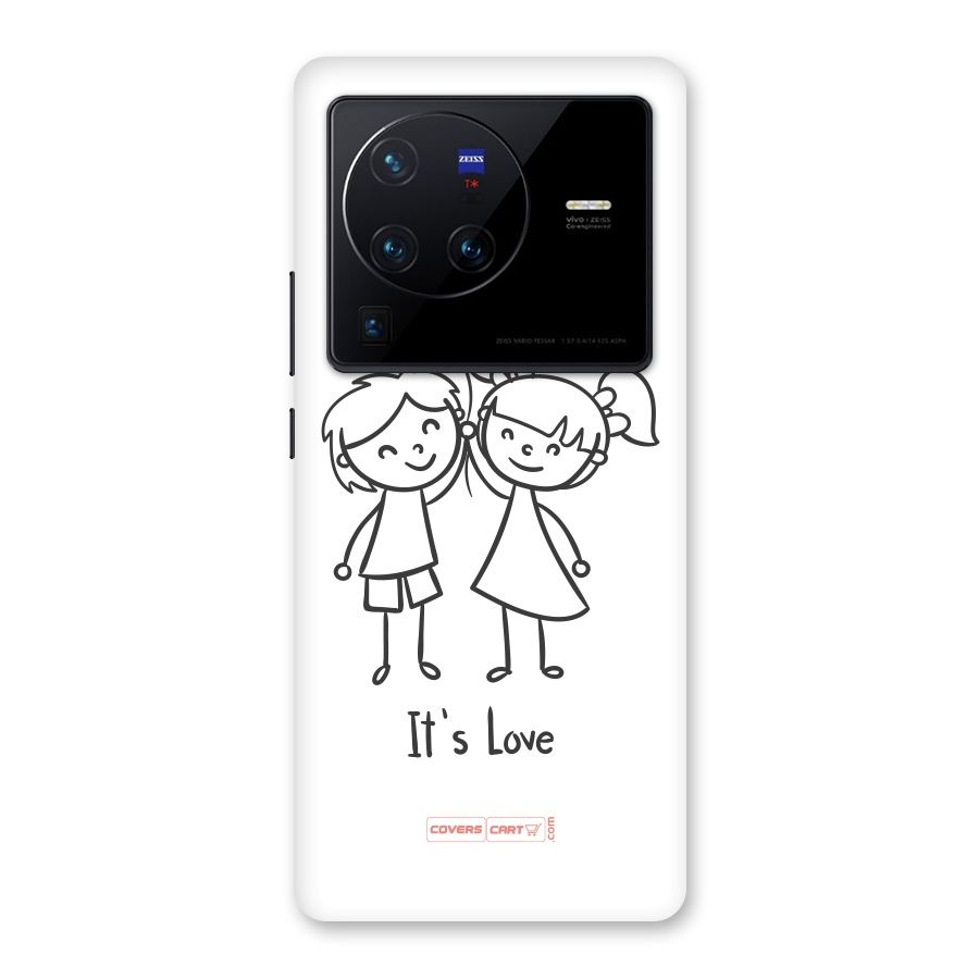 Its Love Back Case for Vivo X80 Pro