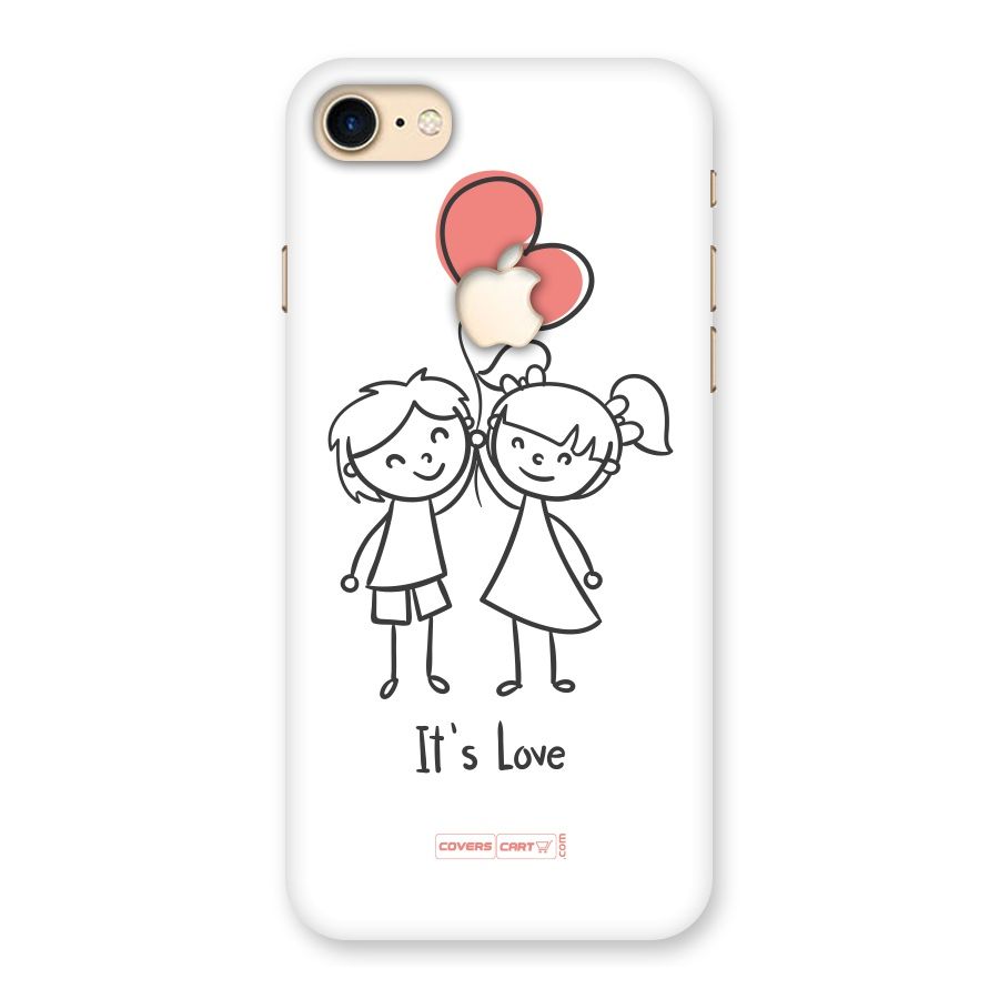 Its Love Back Case for iPhone 7 Apple Cut