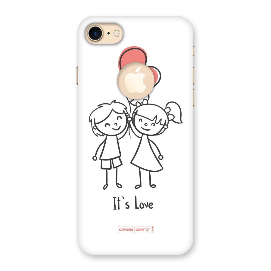 Its Love Back Case for iPhone 7 Logo Cut