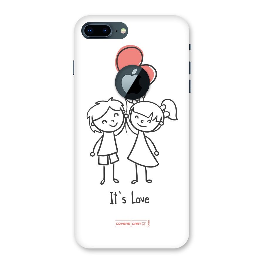 Its Love Back Case for iPhone 7 Plus Logo Cut