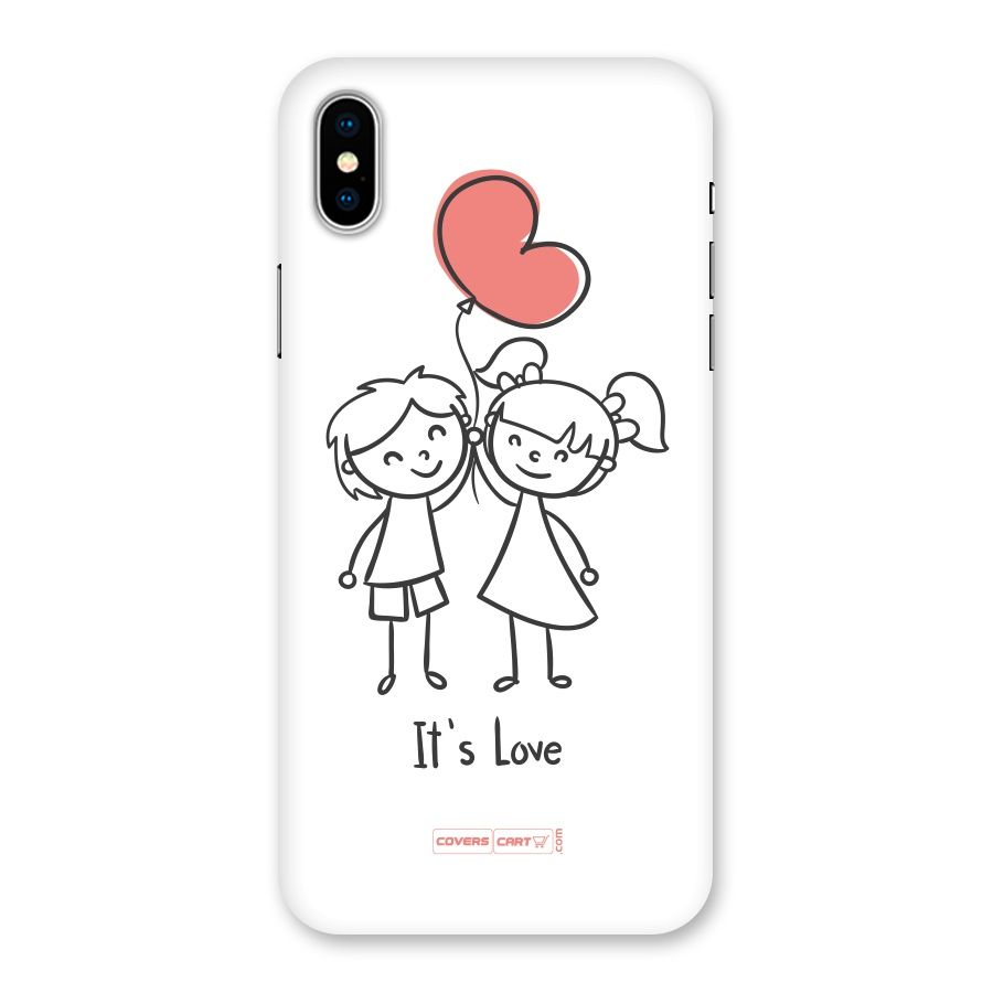 Its Love Back Case for iPhone XS
