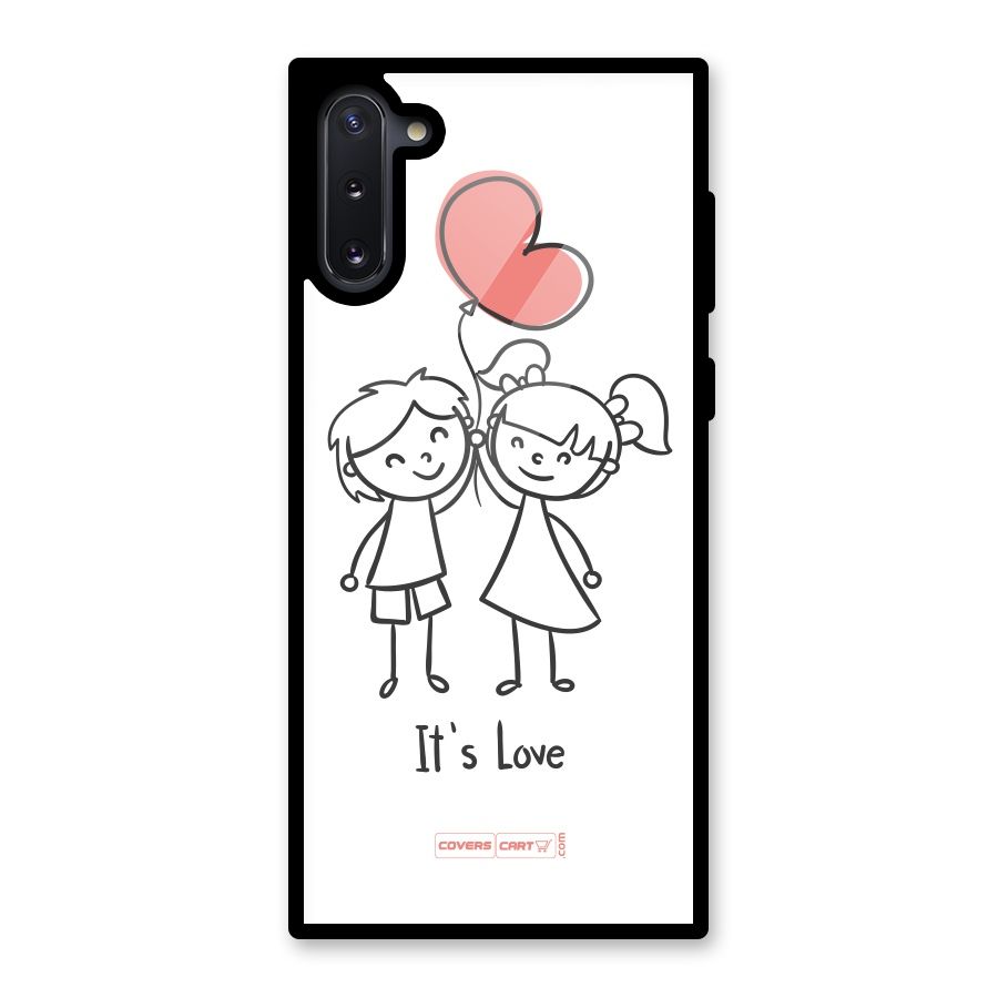 Its Love Glass Back Case for Galaxy Note 10