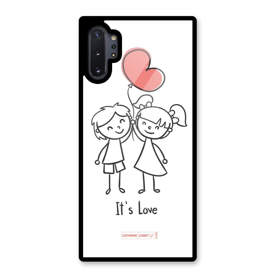 Its Love Glass Back Case for Galaxy Note 10 Plus