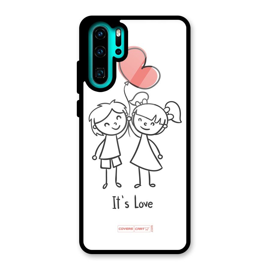 Its Love Glass Back Case for Huawei P30 Pro