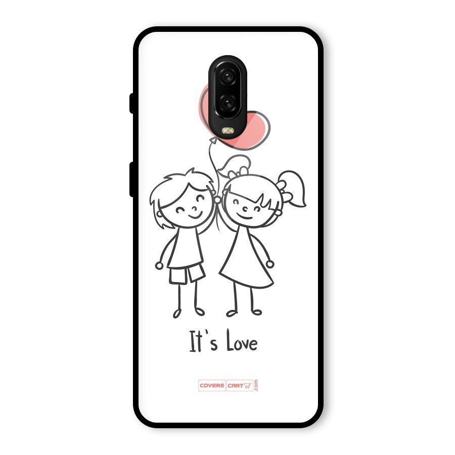 Its Love Glass Back Case for OnePlus 6T