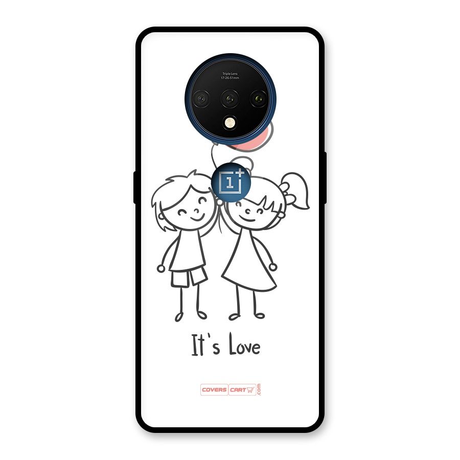 Its Love Glass Back Case for OnePlus 7T