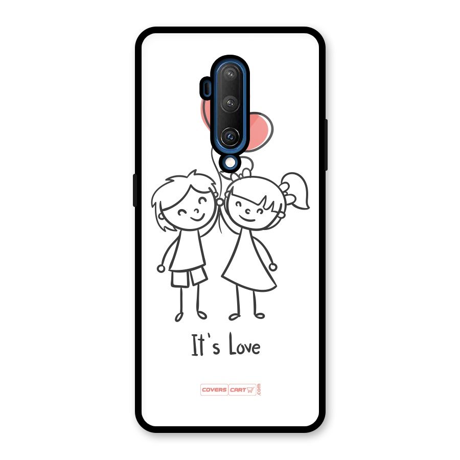 Its Love Glass Back Case for OnePlus 7T Pro