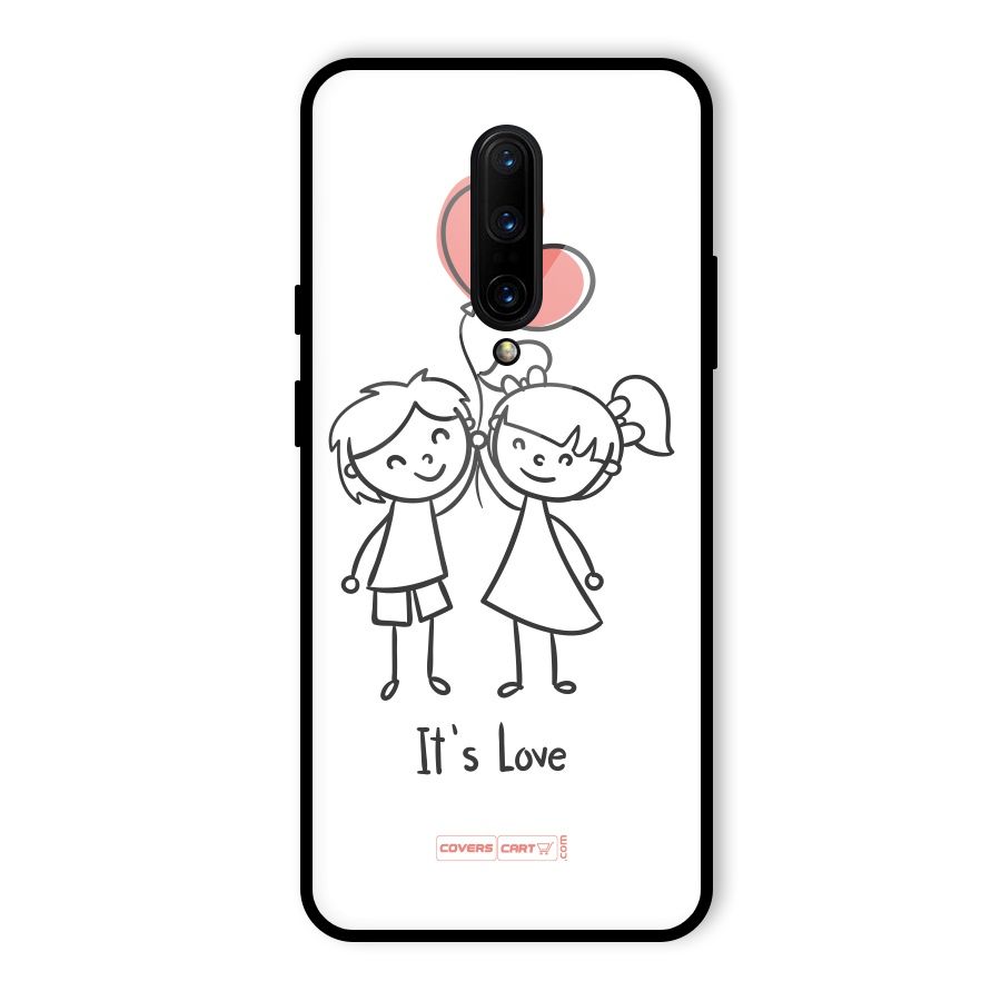 Its Love Glass Back Case for OnePlus 7 Pro