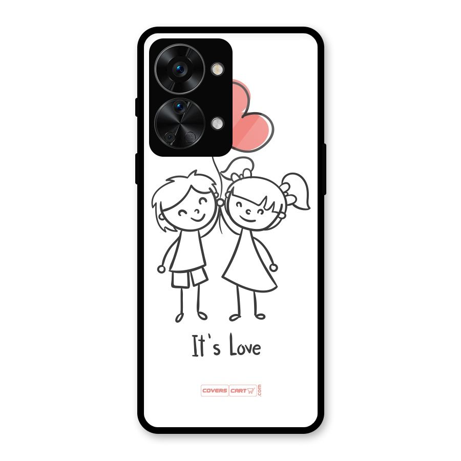 Its Love Glass Back Case for OnePlus Nord 2T