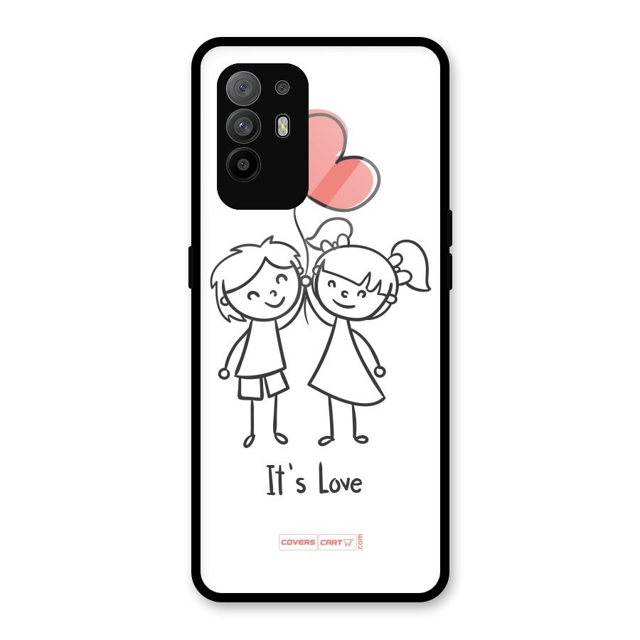 Its Love Glass Back Case for Oppo F19 Pro Plus 5G