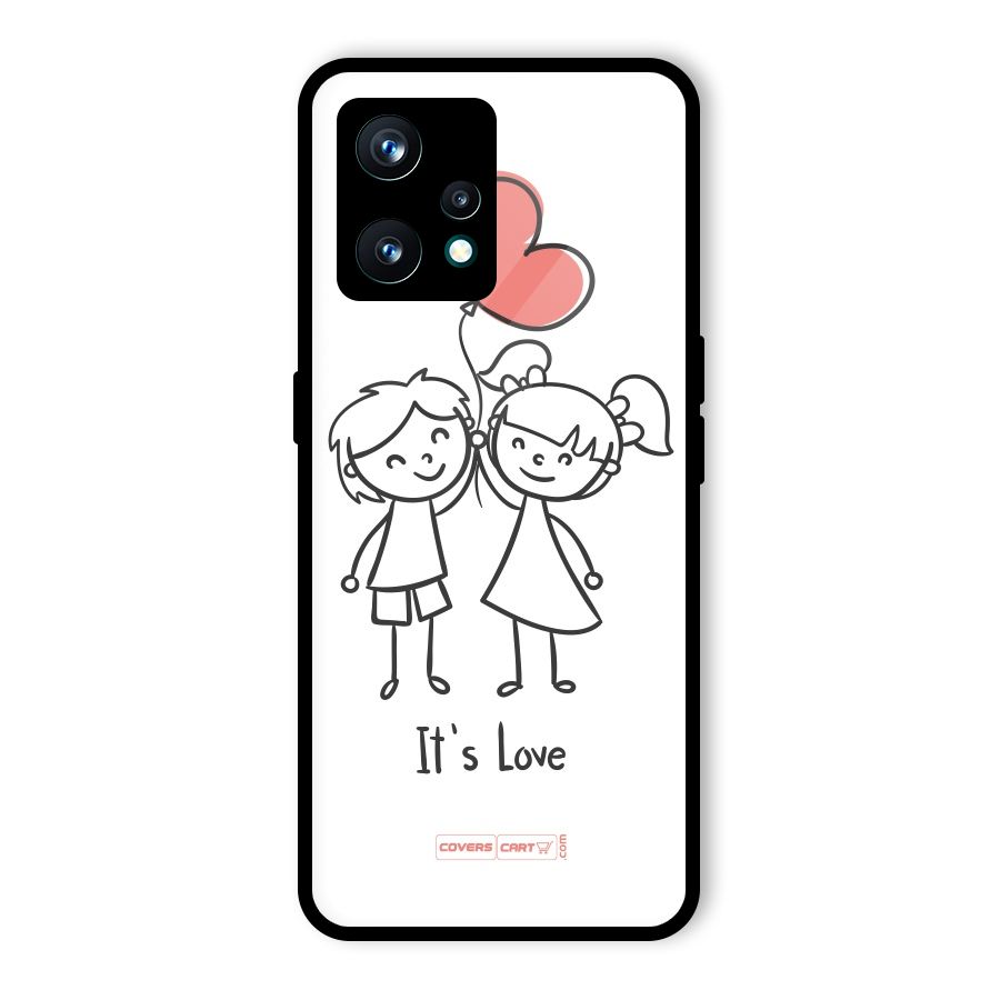 Its Love Glass Back Case for Realme 9 Pro Plus 5G