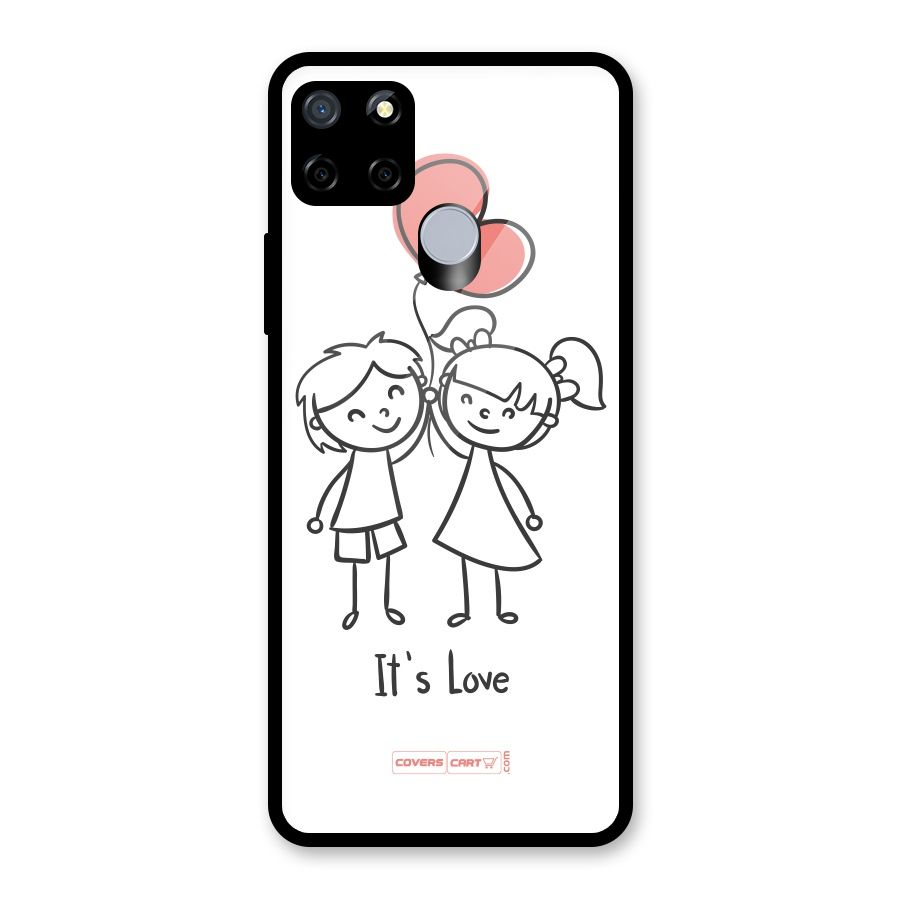 Its Love Glass Back Case for Realme Narzo 20