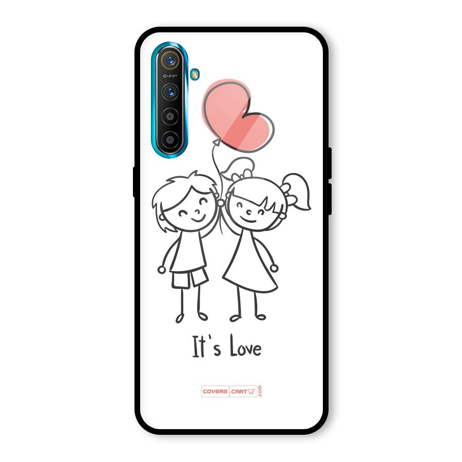 Its Love Glass Back Case for Realme X2