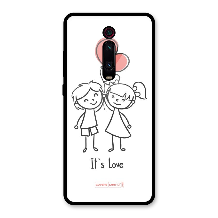 Its Love Glass Back Case for Redmi K20