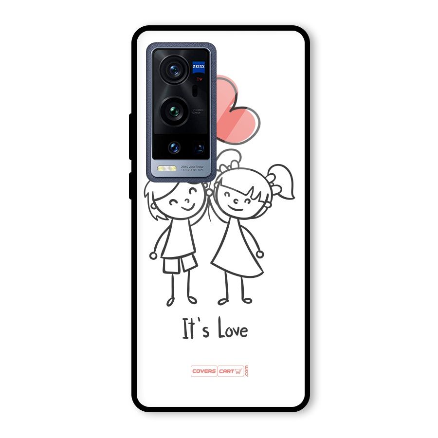 Its Love Glass Back Case for Vivo X60 Pro Plus