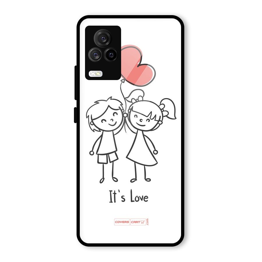 Its Love Glass Back Case for Vivo iQOO 7 Legend 5G