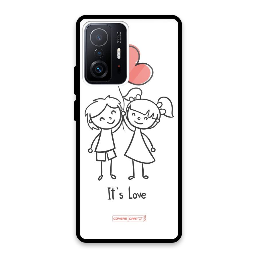 Its Love Glass Back Case for Xiaomi 11T Pro