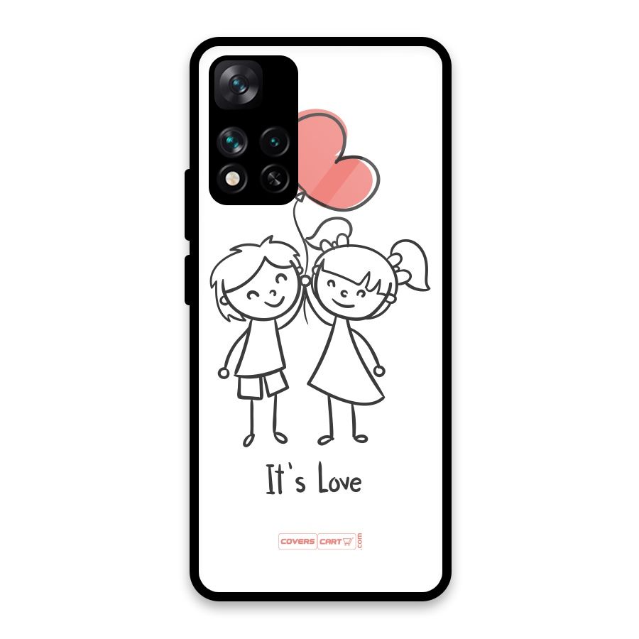 Its Love Glass Back Case for Xiaomi 11i HyperCharge 5G