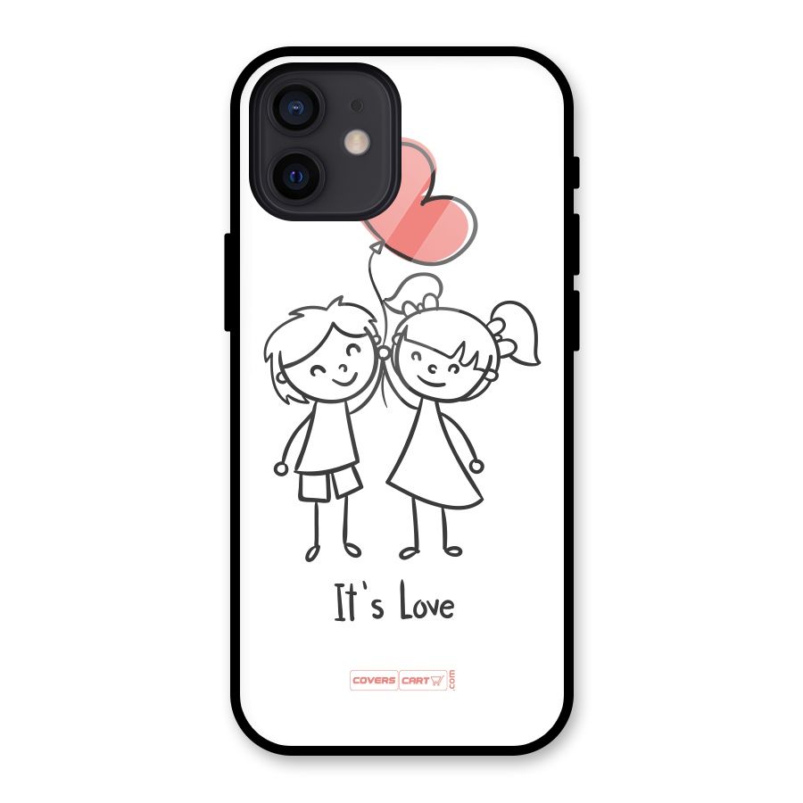 Its Love Glass Back Case for iPhone 12