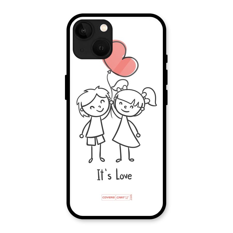 Its Love Glass Back Case for iPhone 13