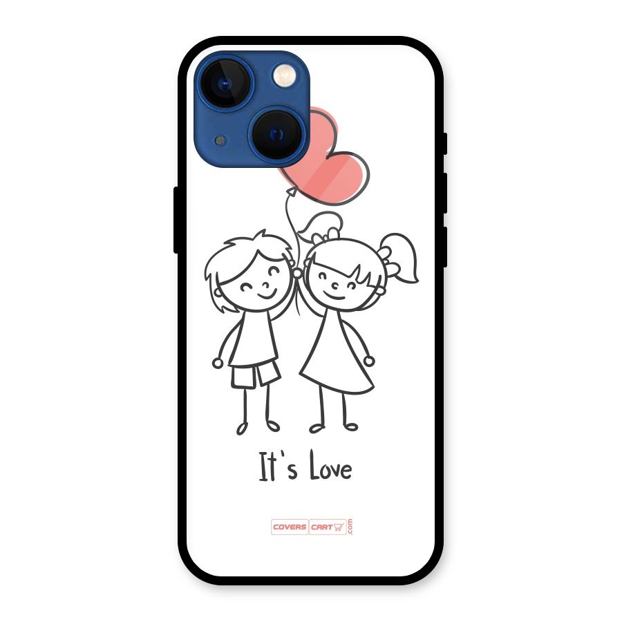 Its Love Glass Back Case for iPhone 13 Mini