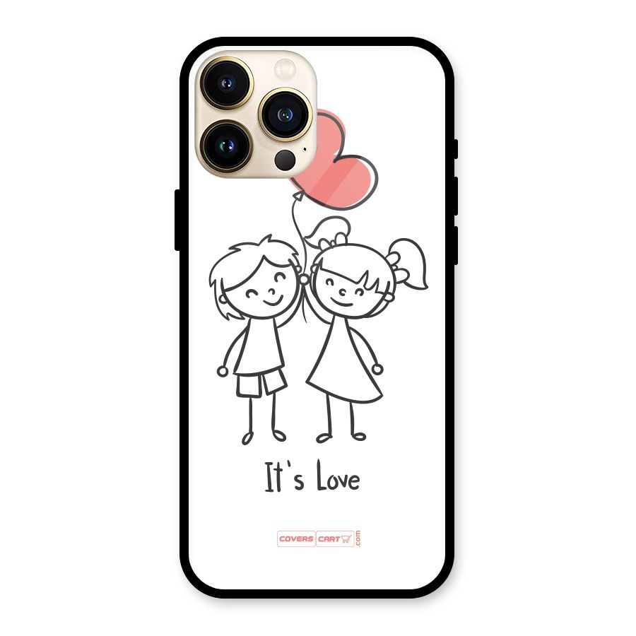 Its Love Glass Back Case for iPhone 13 Pro Max