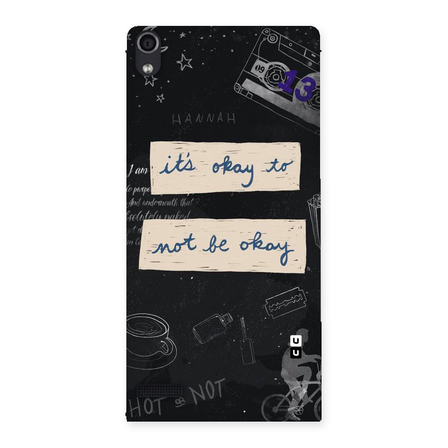 Its Okay Back Case for Ascend P6