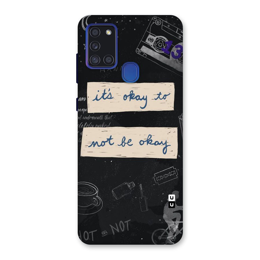 Its Okay Back Case for Galaxy A21s