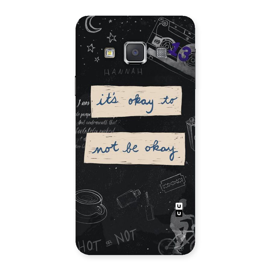 Its Okay Back Case for Galaxy A3