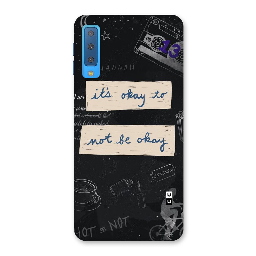 Its Okay Back Case for Galaxy A7 (2018)