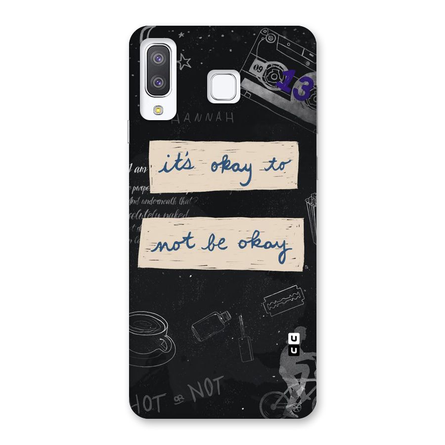 Its Okay Back Case for Galaxy A8 Star