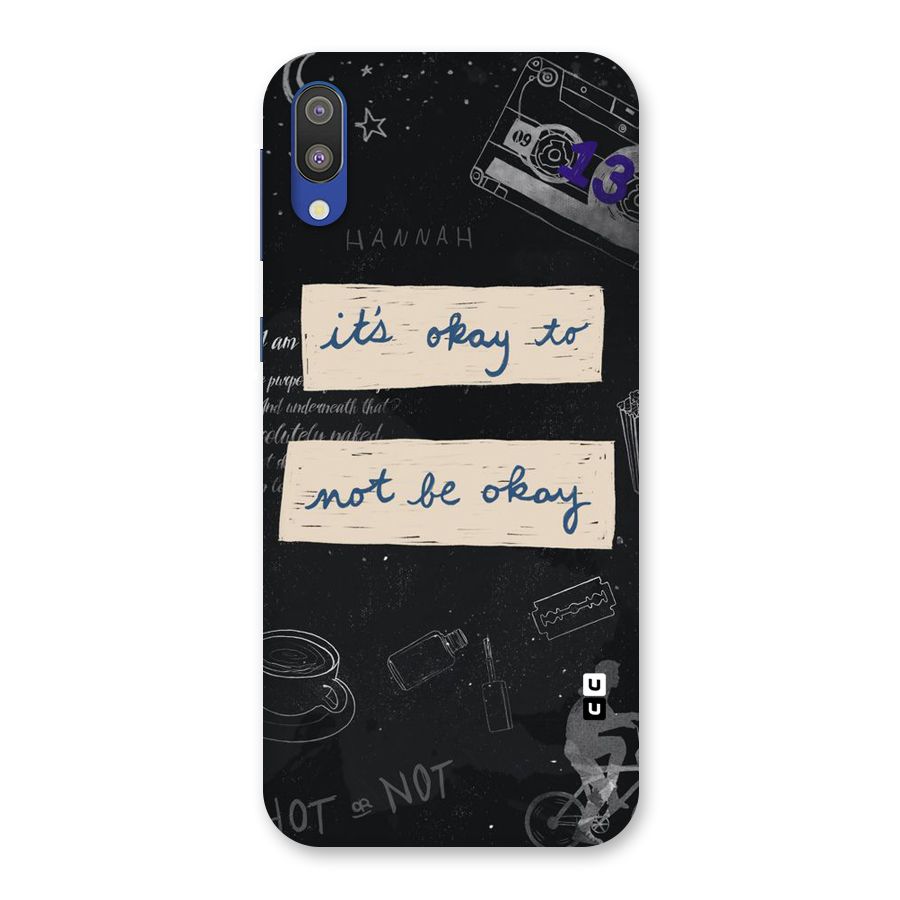 Its Okay Back Case for Galaxy M10