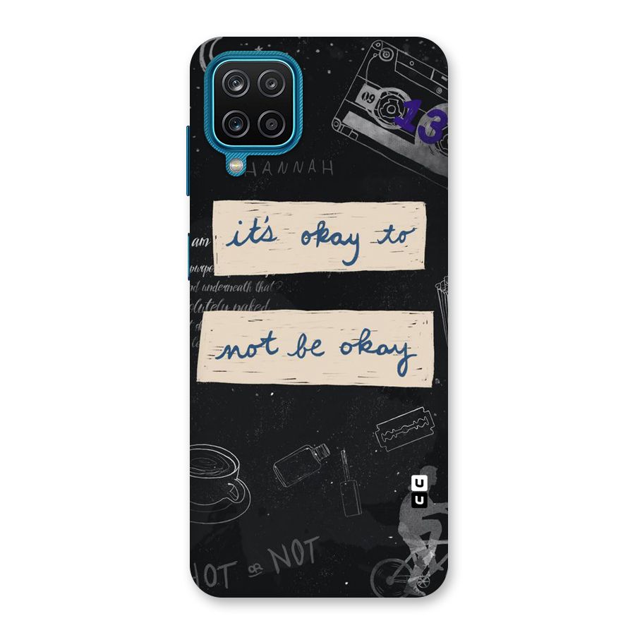 Its Okay Back Case for Galaxy M12