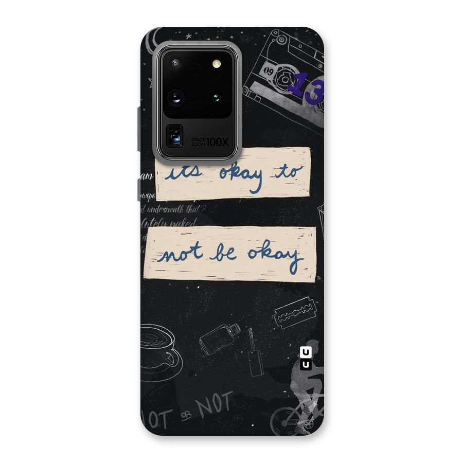 Its Okay Back Case for Galaxy S20 Ultra