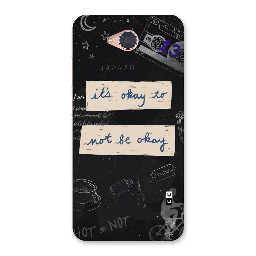 Its Okay Back Case for Gionee S6 Pro