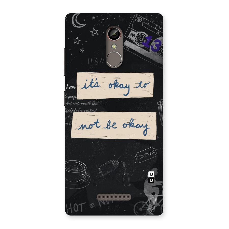 Its Okay Back Case for Gionee S6s