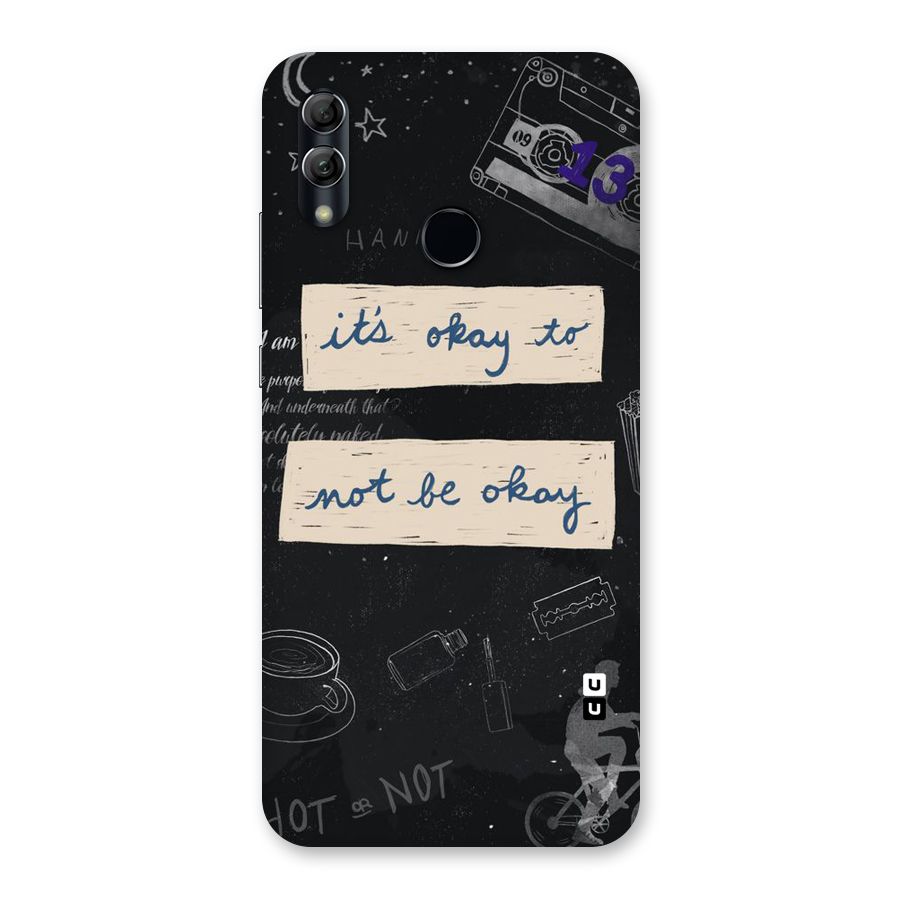 Its Okay Back Case for Honor 10 Lite
