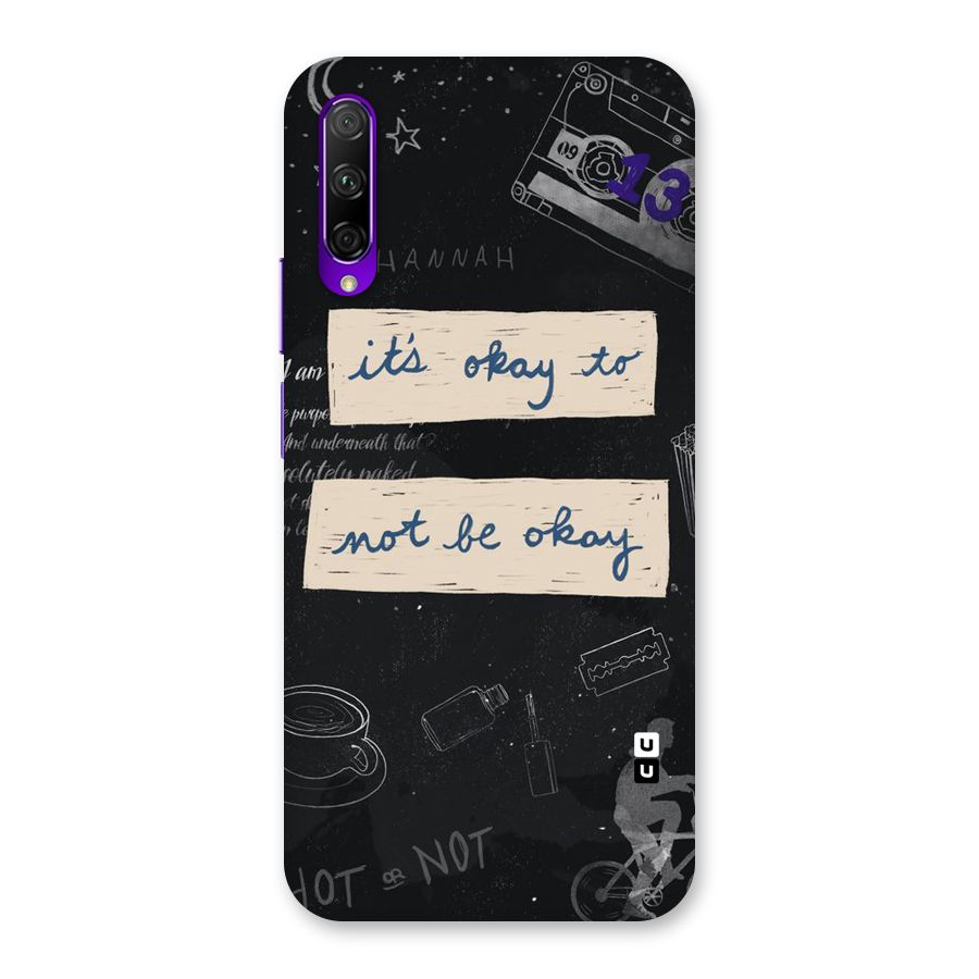 Its Okay Back Case for Honor 9X Pro