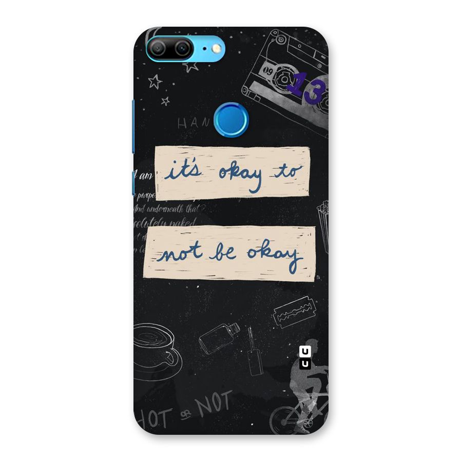 Its Okay Back Case for Honor 9 Lite