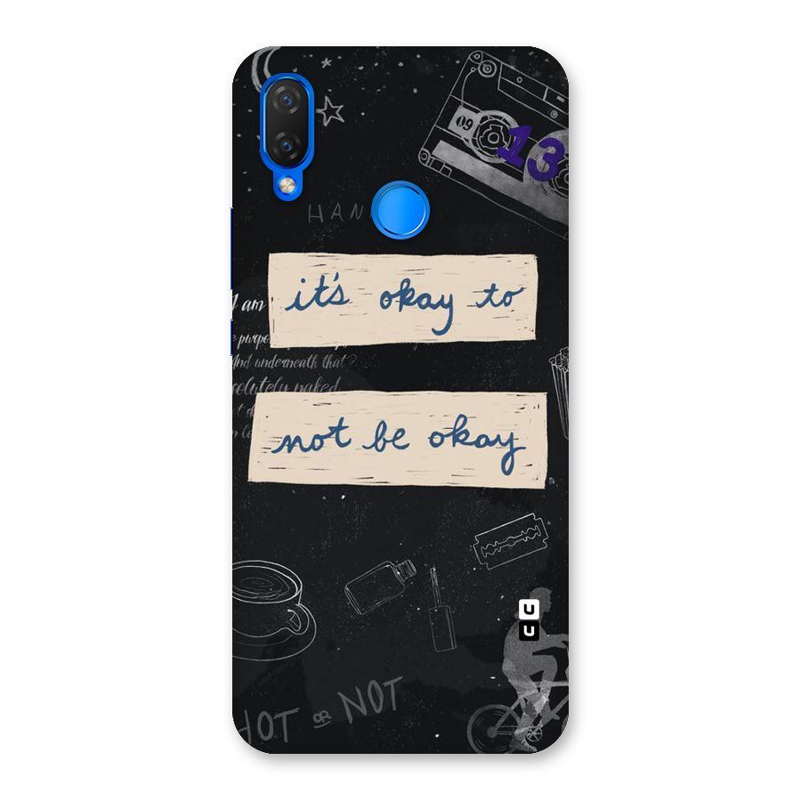 Its Okay Back Case for Huawei P Smart+
