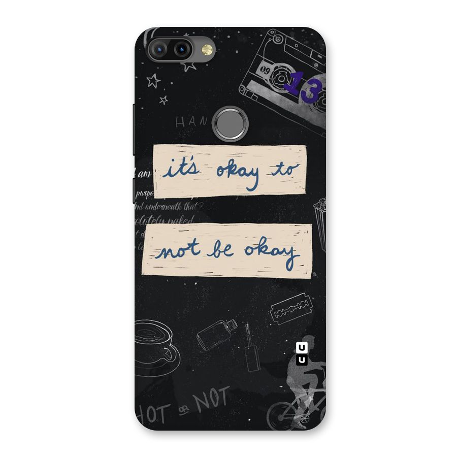 Its Okay Back Case for Infinix Hot 6 Pro