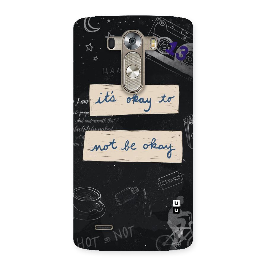 Its Okay Back Case for LG G3